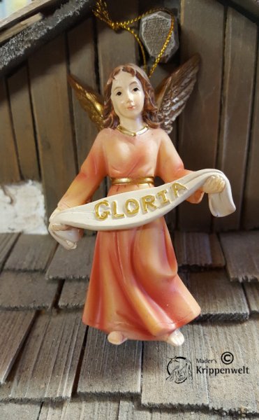 der Engel "Gloria" darf auf keiner Weihnachtskrippe fehlen
