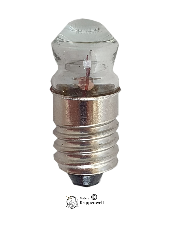 E10 | Krippenbeleuchtung Strahler/Scheinwerfer für Kleinteile-Ersatzteile-Ersatzglühbirne | Krippenshop Linsenbirne Kleinteile-Ersatzteile |