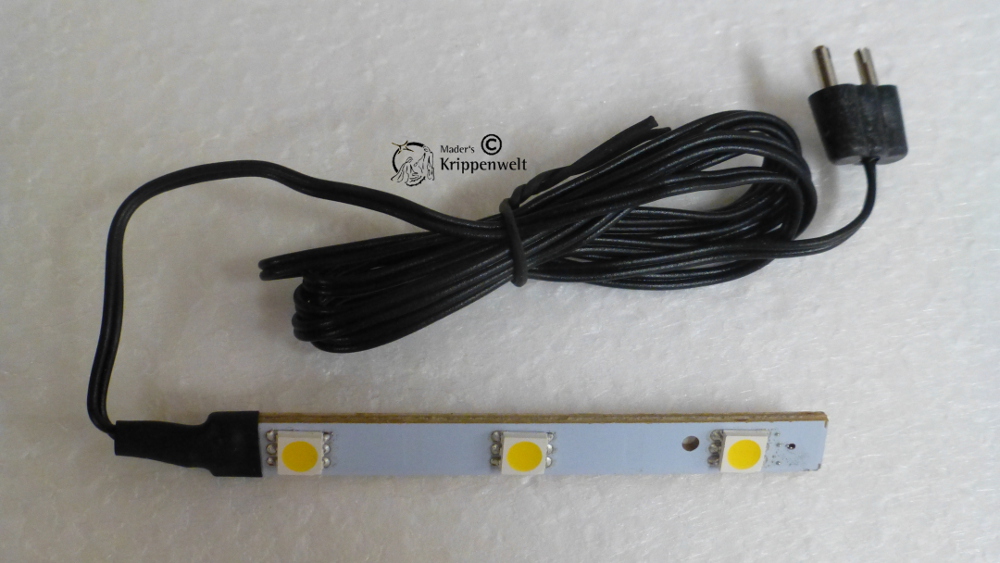 E10 Rote LED Lämpchen mit Kabel und Stecker Für 3,5V Trafo 