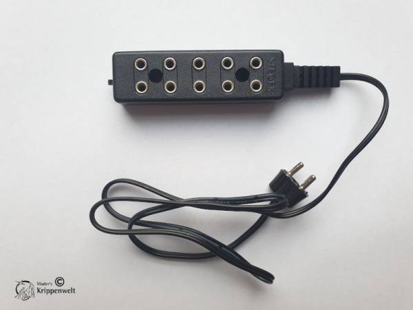 Modellbau 5-fach Verteiler USB Krippenbeleuchtung Puppenstubenbeleuchtung 